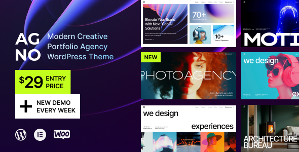Agno – Creative Portfolio Agency WordPress Theme